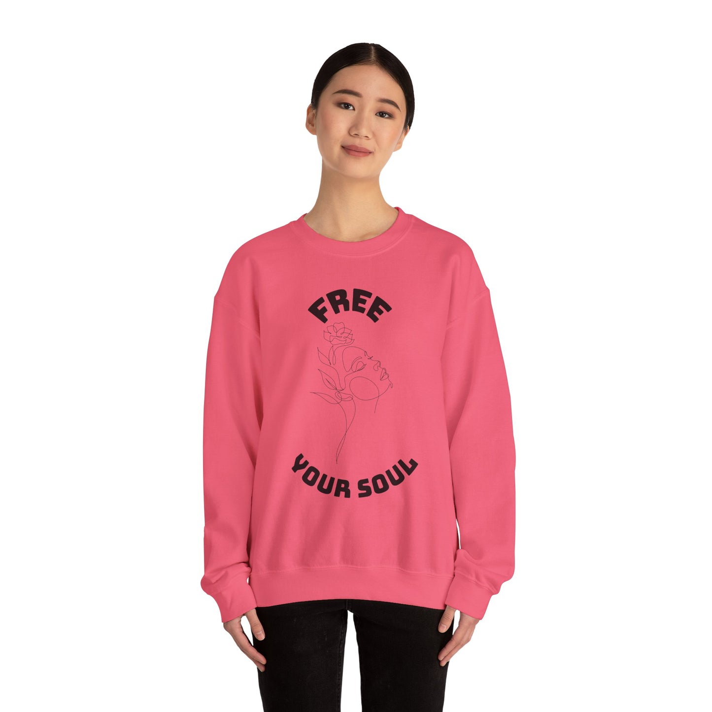 Free Your Soul Crewneck Sweatshirt - Unisex Heavy Blend™