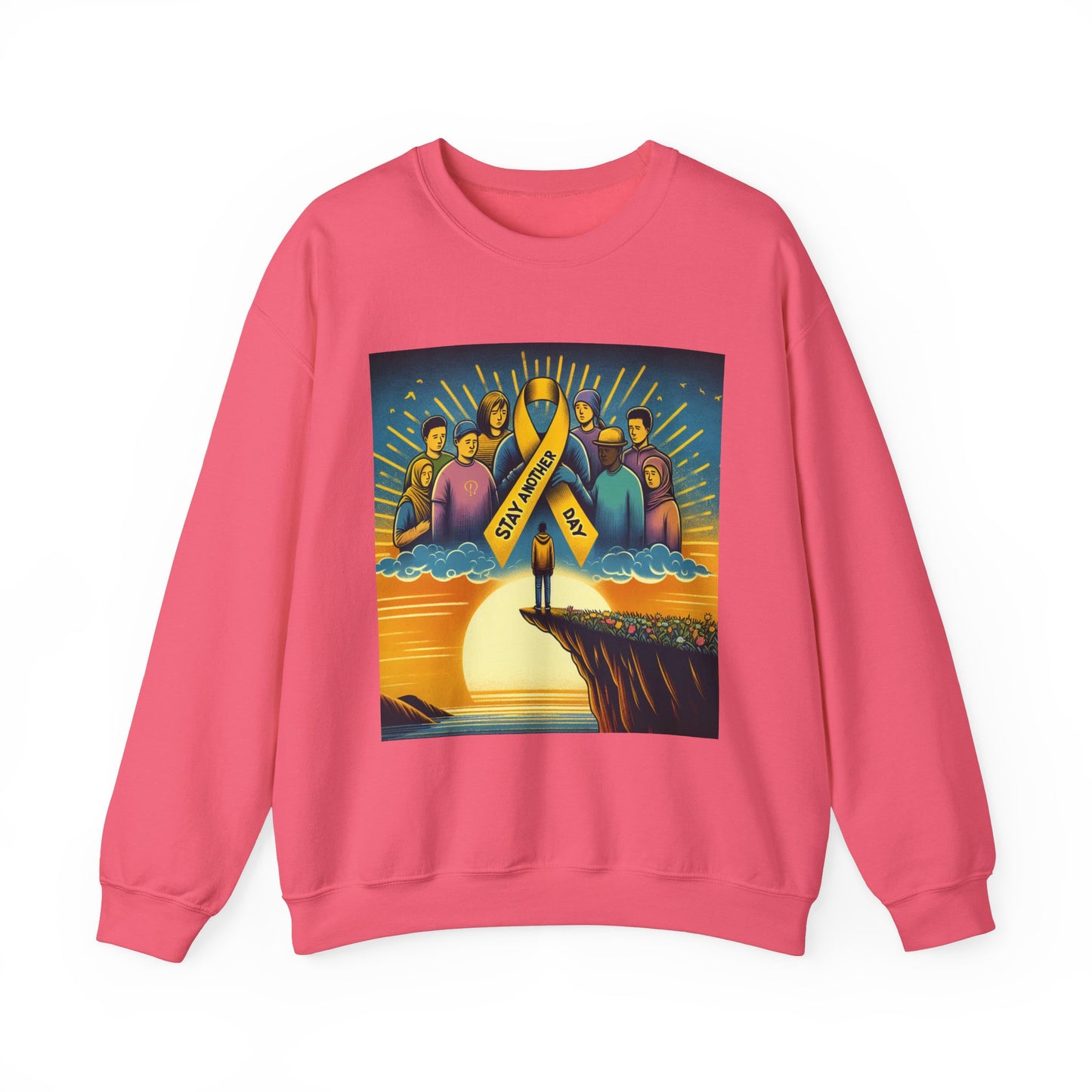 Suicide Prevention Awareness Sweatshirt, Stay Another Day, You Matter, Mental Health Support, Crewneck Jumper, Unisex Hoodie