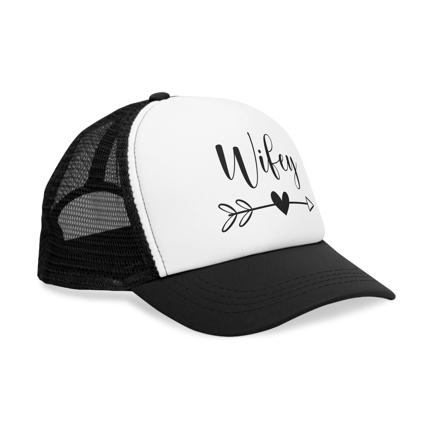 Wifey Mesh Cap - Fun Accessory for Newlyweds, Cute Gift for Bridal Showers, Wedding Gifts, Everyday Wear, Stylish Summer Hat