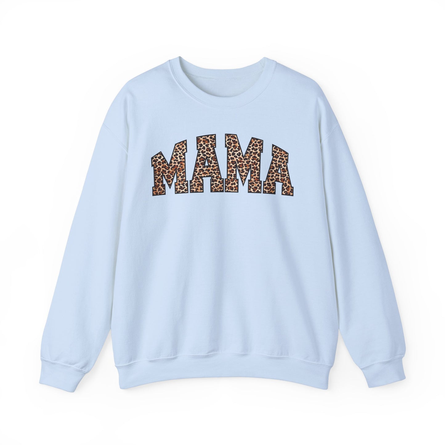 Mama Leopard Print Crewneck Sweatshirt - Unisex Heavy Blend™