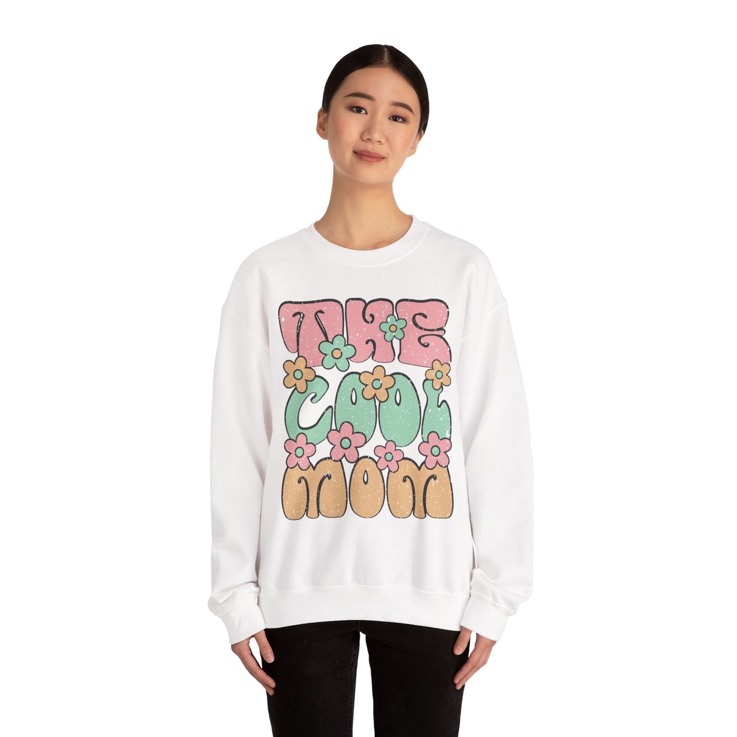 The Cool Mood Floral Graphic Unisex Crewneck Sweatshirt