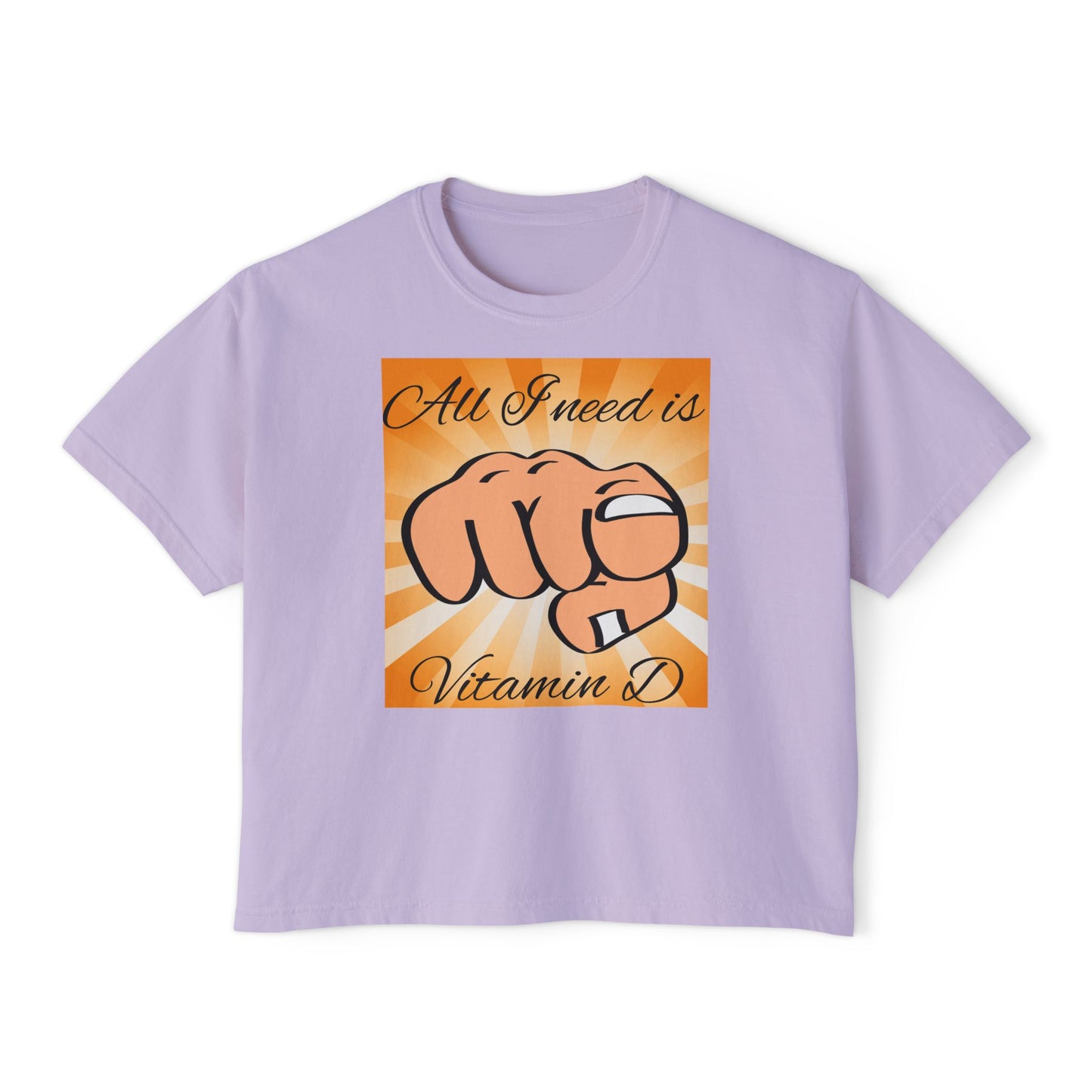 Vitamin D Women's Boxy Tee - Perfect for Sun Lovers