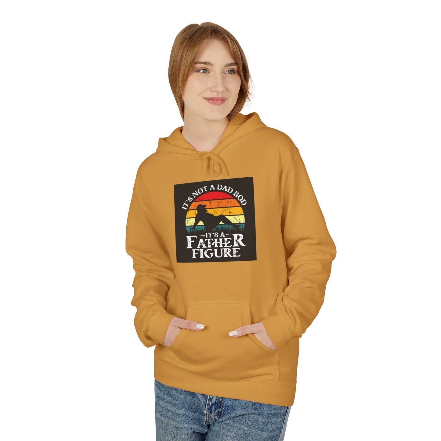 Father Figure Retro Hoodie - Perfect Gift for Dads