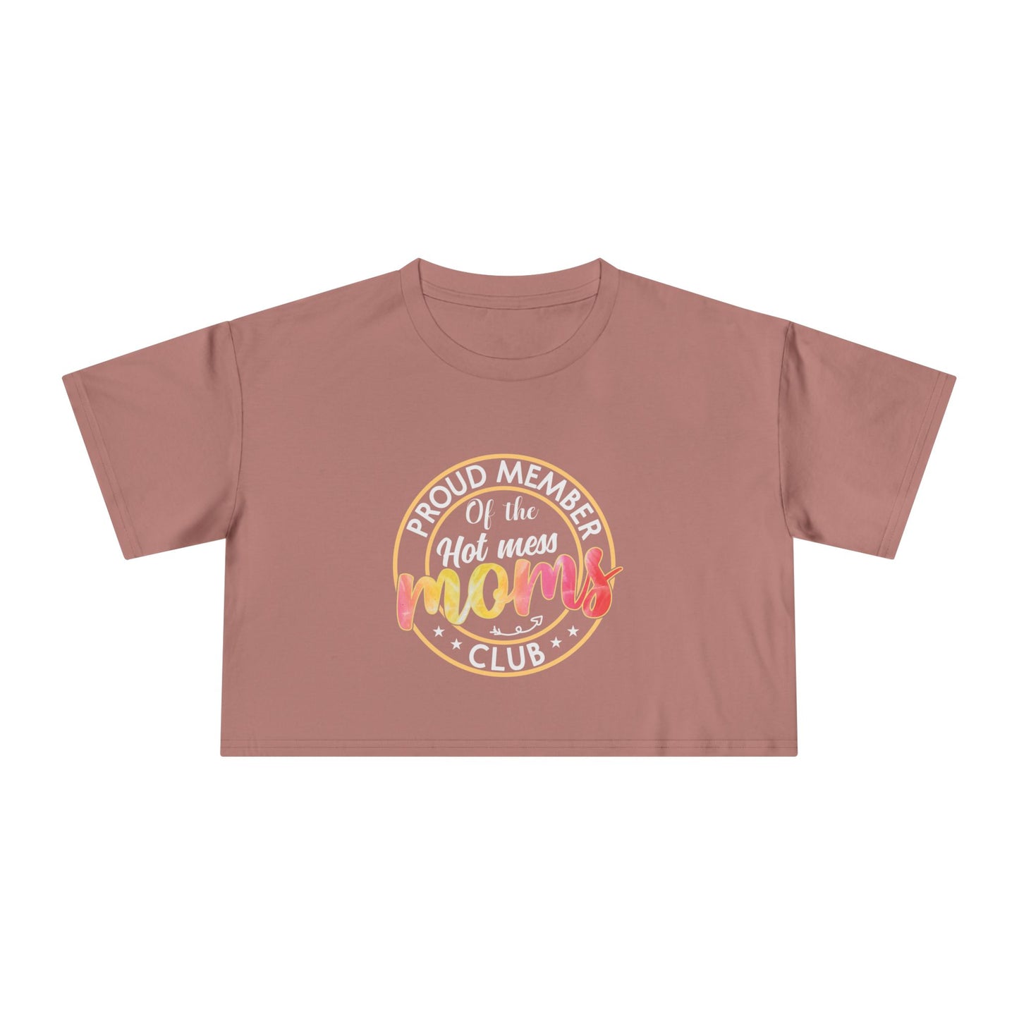 Stylish Mom Crop Tee | Trendy Women’s T-Shirt, Mother's Day Gift, Casual Wear, Summer Outfits, Relaxed Fit