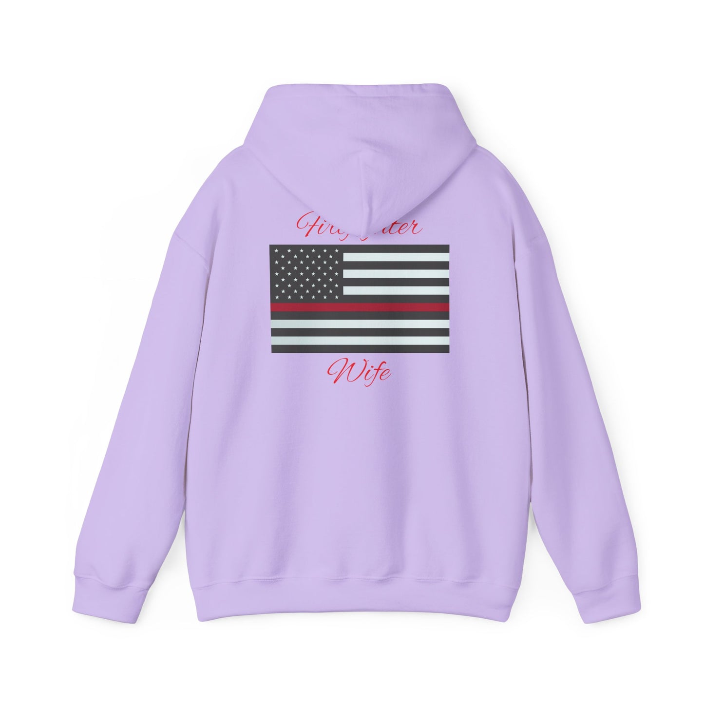 Firefighter Wife Hooded Sweatshirt - Unisex Heavy Blend™ - Support & Honor