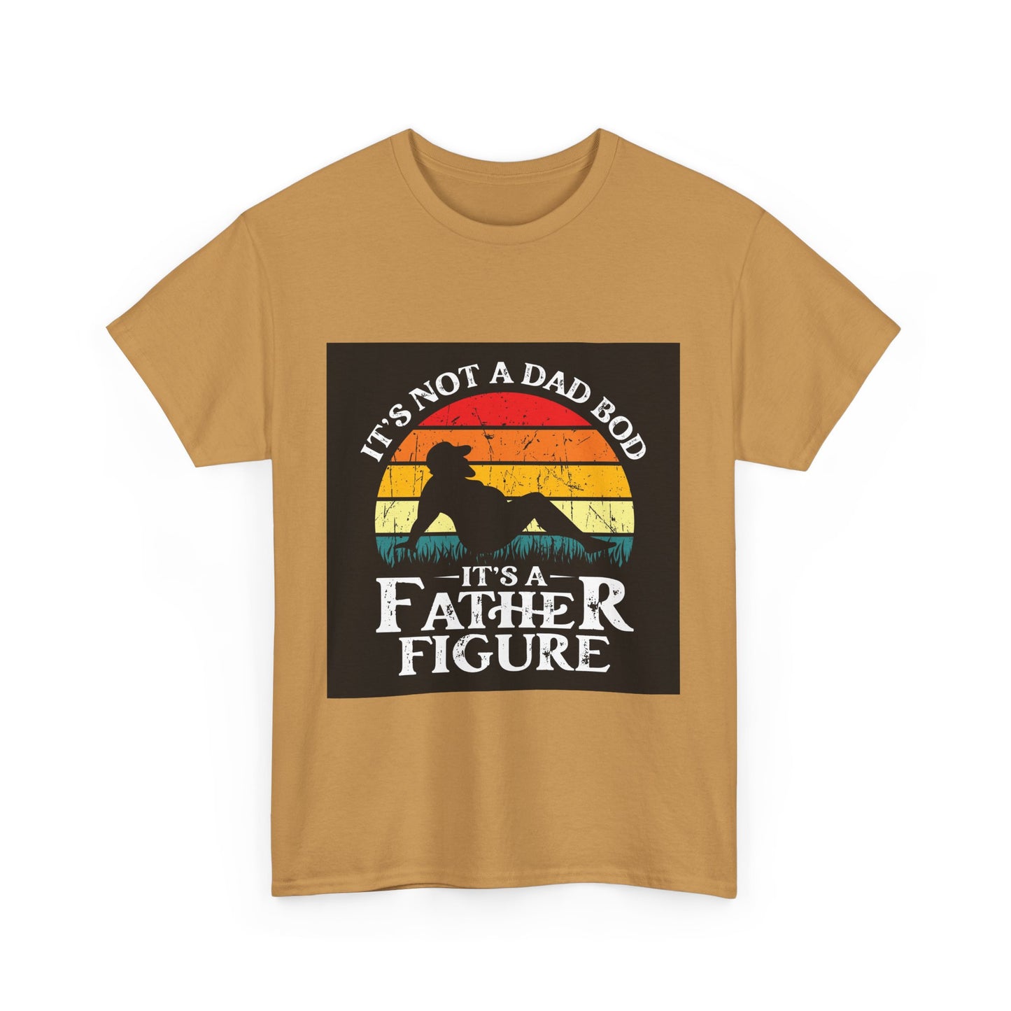 Father Figure Unisex Heavy Cotton Tee - Perfect Gift for Dads, Celebrating Fatherhood