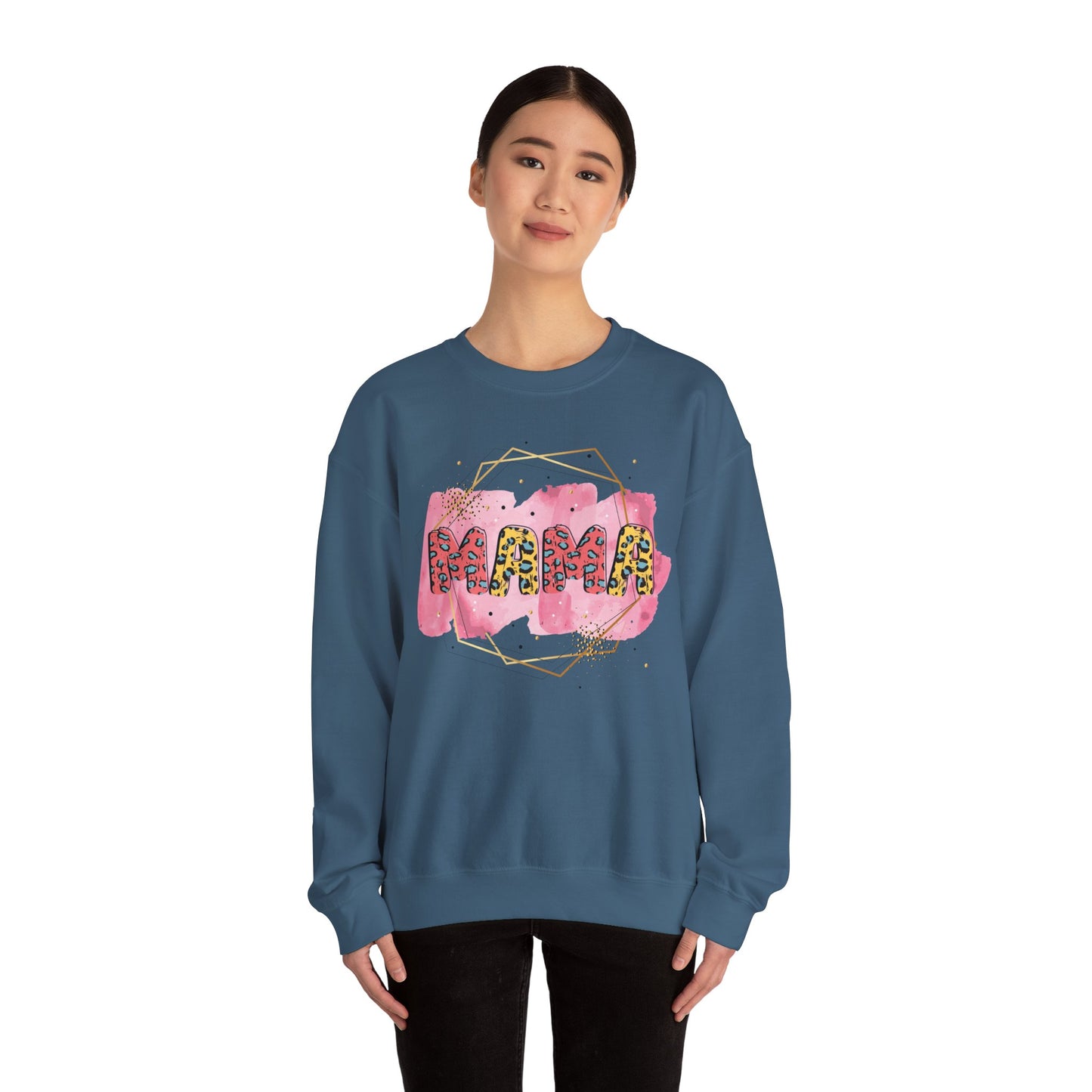 Mama Pride Crewneck Sweatshirt - Trendy Unisex Heavy Blend