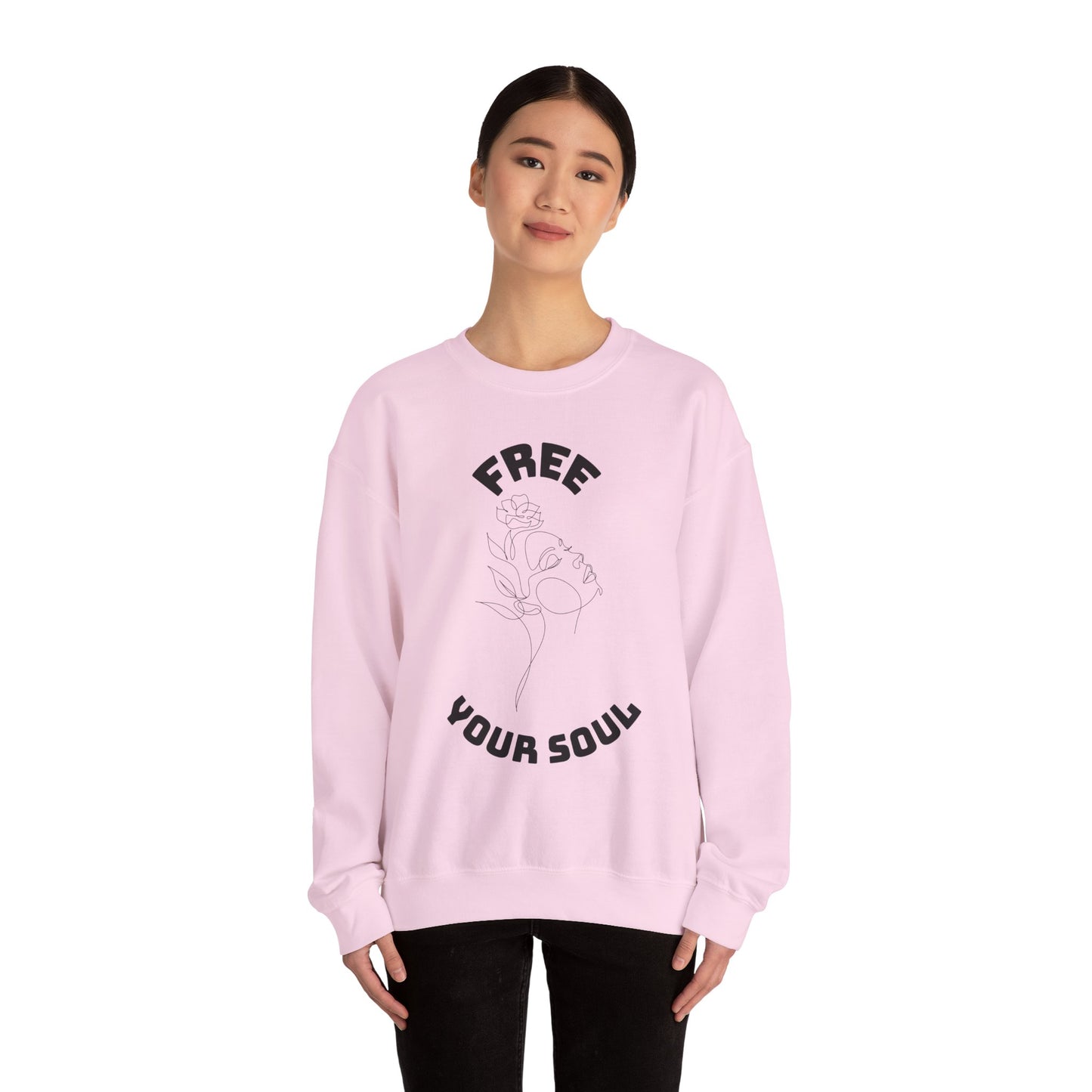 Free Your Soul Crewneck Sweatshirt - Unisex Heavy Blend™