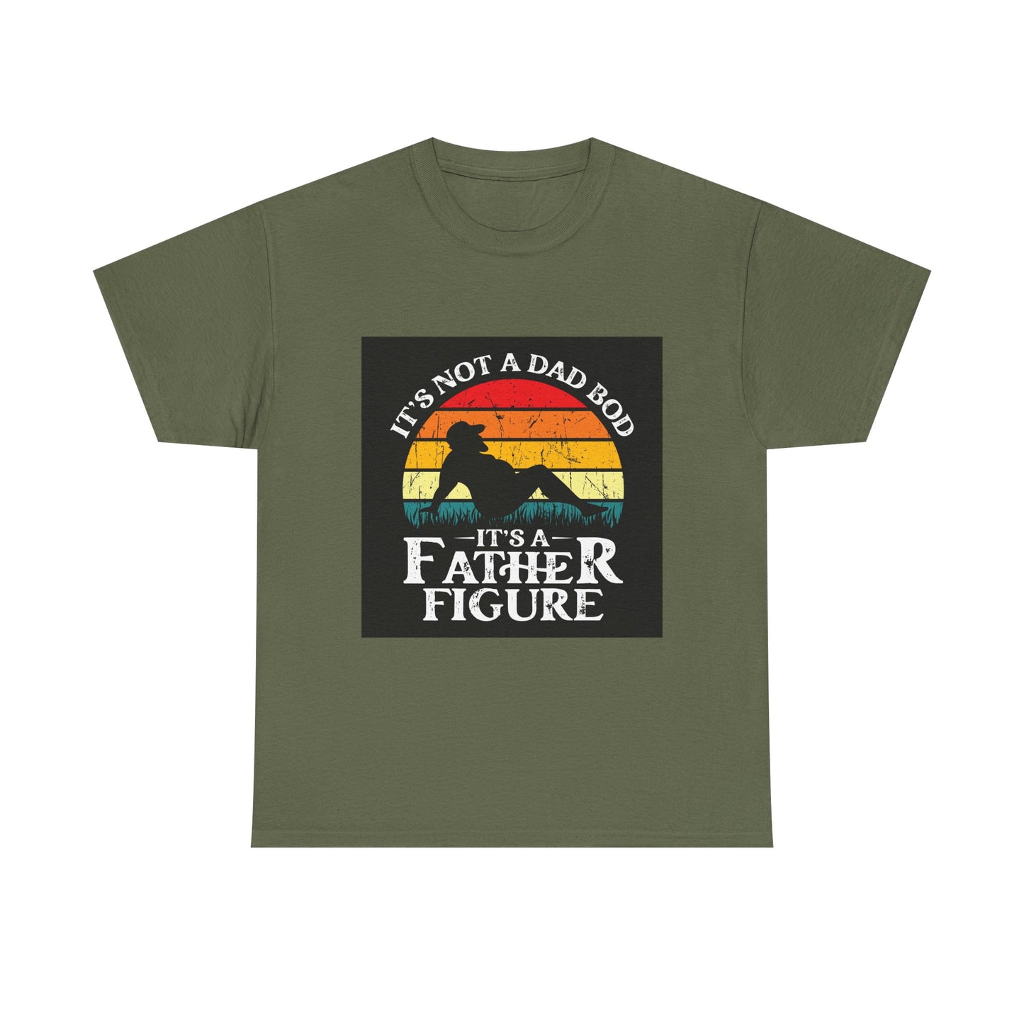 Father Figure Unisex Heavy Cotton Tee - Perfect Gift for Dads, Celebrating Fatherhood