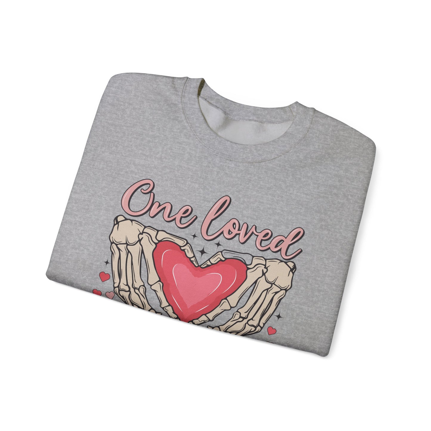 One Loved Mama Crewneck Sweatshirt, Perfect Gift for Moms, Cozy Layer for Birthdays, Mother's Day, Heartfelt Gift Idea