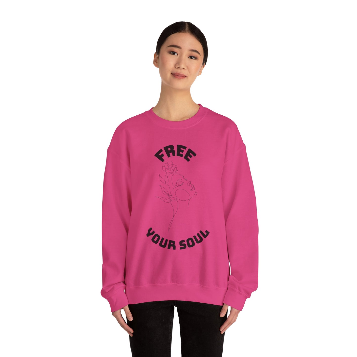 Free Your Soul Crewneck Sweatshirt - Unisex Heavy Blend™