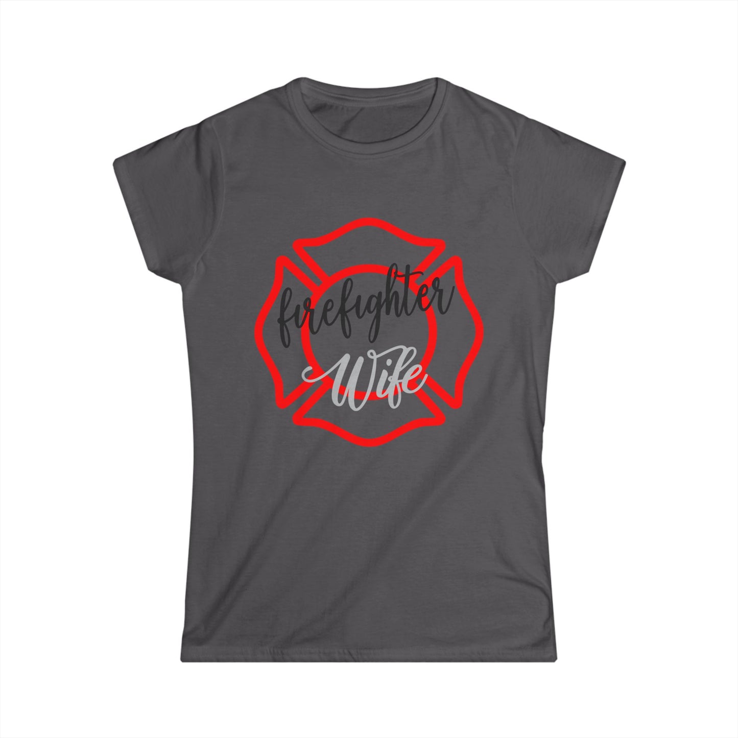 Firefighter Wife Softstyle Tee | Perfect Gift for Firefighter Wives