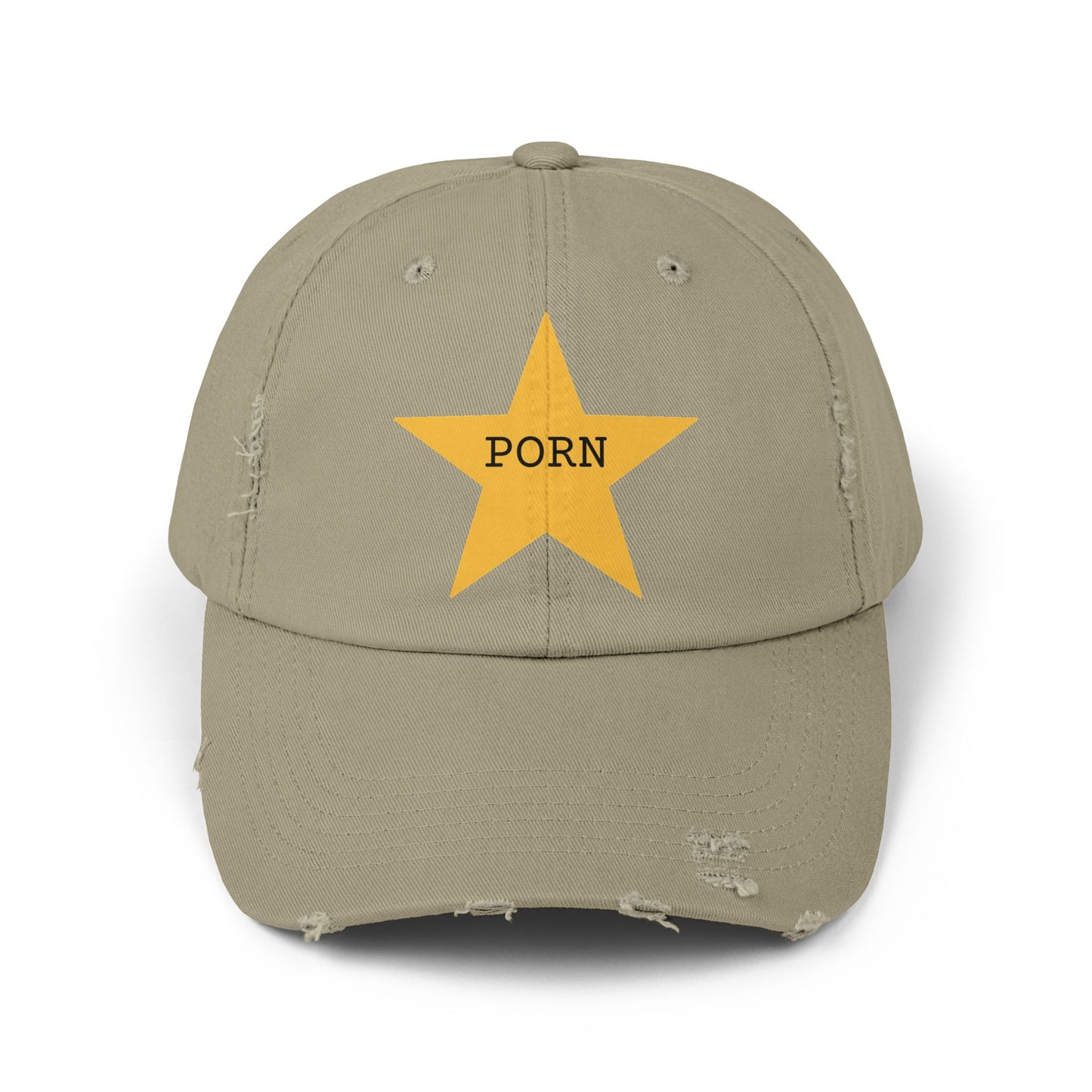 Trendy Unisex Distressed Cap with Statement Design, Casual Hat, Fashion Accessory, Gift for Him, Gift for Her, Everyday Style