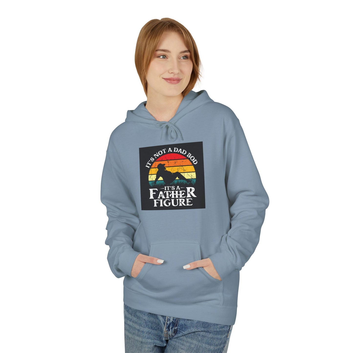 Father Figure Retro Hoodie - Perfect Gift for Dads