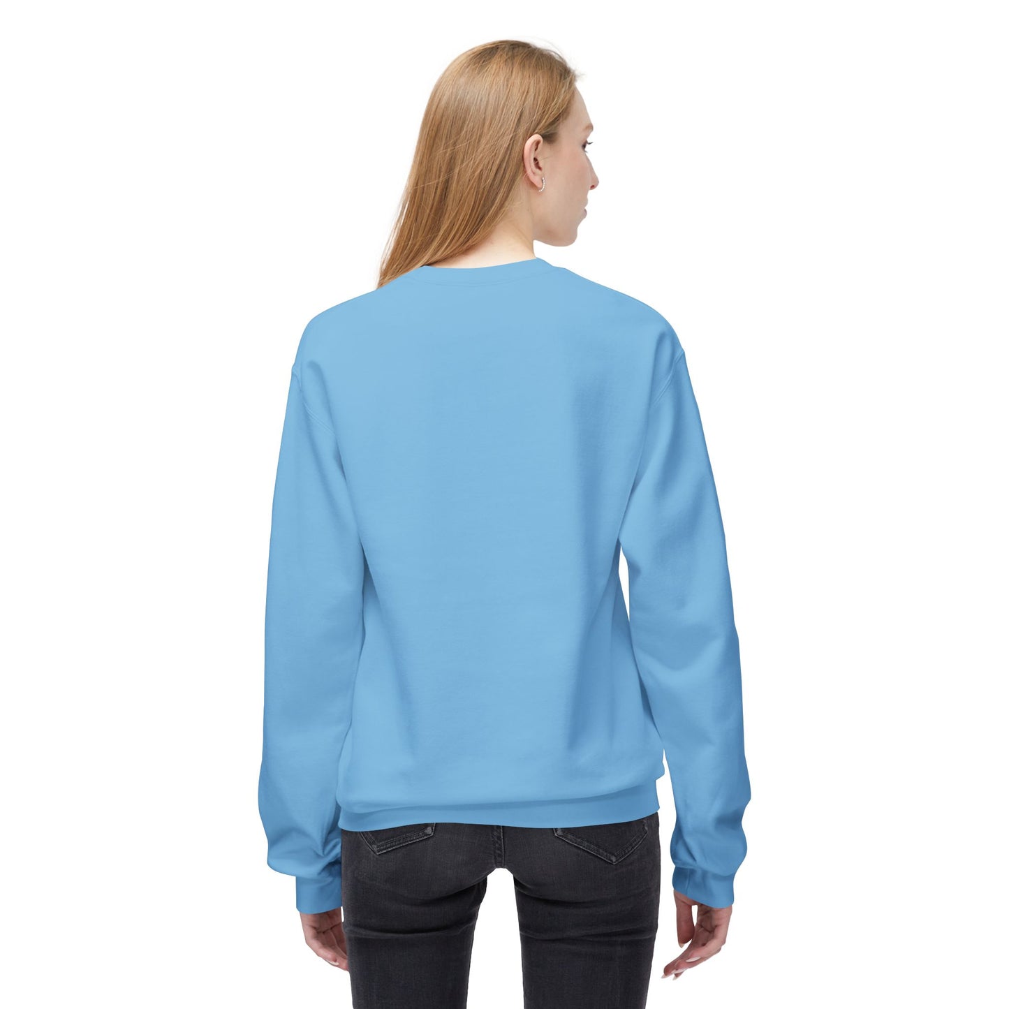 Boho-Inspired Fleece Crewneck Sweatshirt - "I Put the Boo in Boogie"