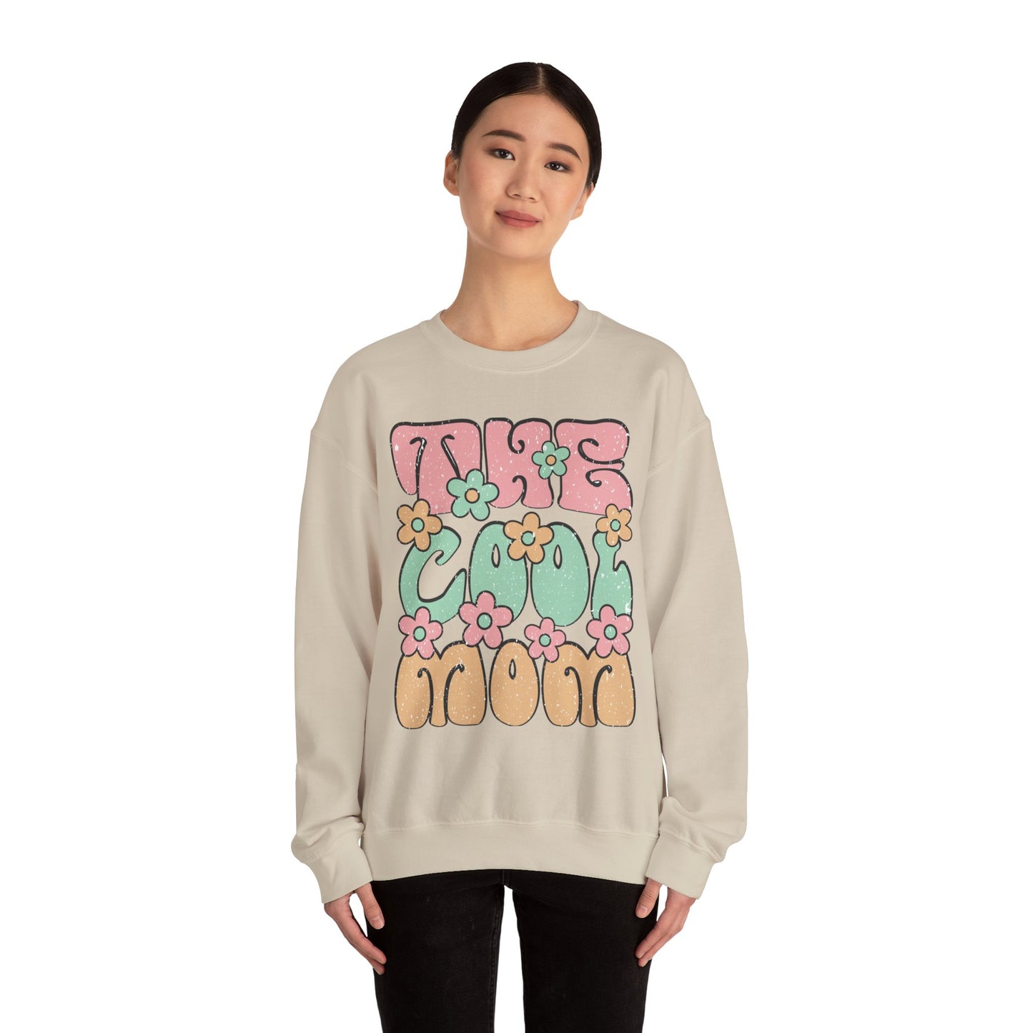 The Cool Mood Floral Graphic Unisex Crewneck Sweatshirt