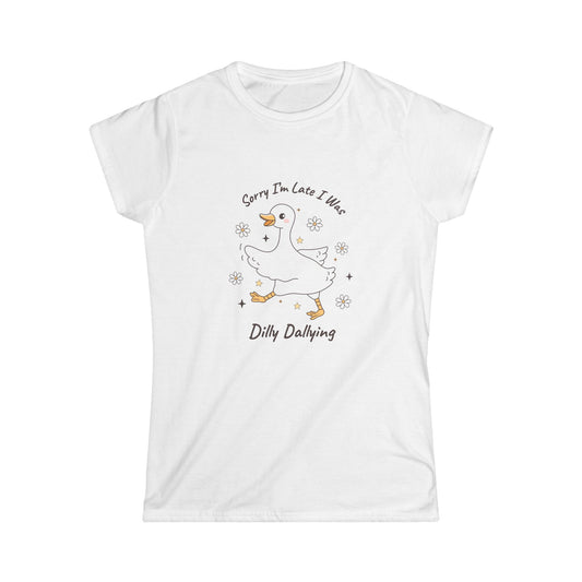 Dilly Dallying Graphic Women's Softstyle Tee