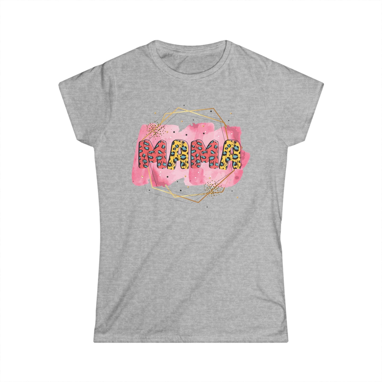 Mama Graphic Women's Softstyle Tee - Casual Comfort for Moms