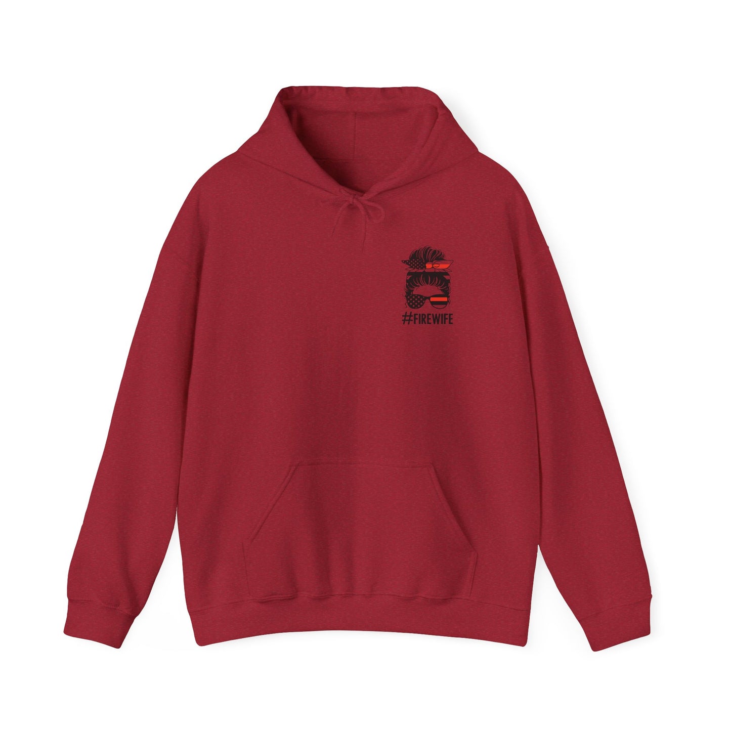Firefighter Wife Hooded Sweatshirt – Cozy Apparel for Proud Partners