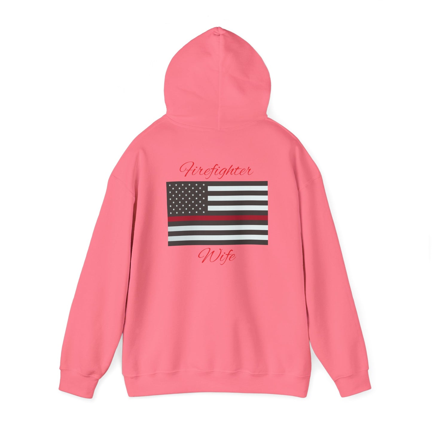 Firefighter Wife Hooded Sweatshirt - Unisex Heavy Blend™ - Support & Honor