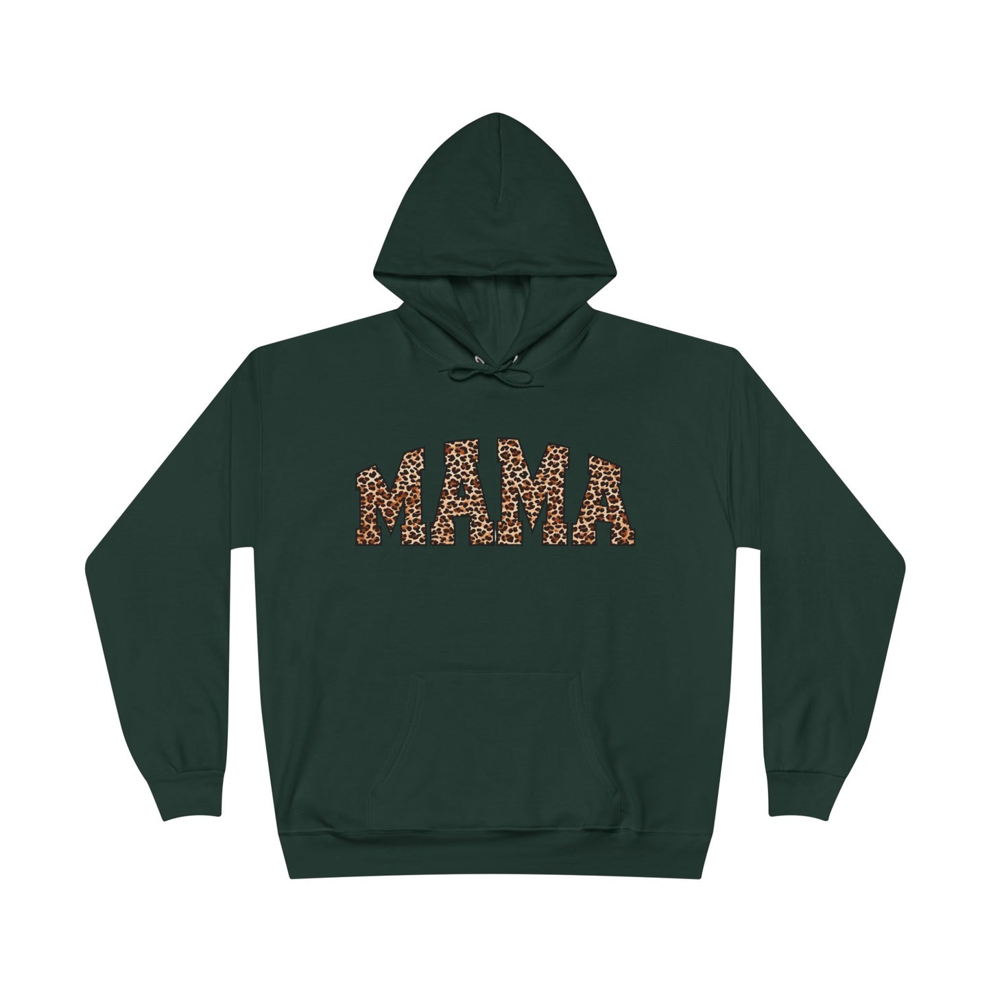 Leopard Print Mama Hoodie - Unisex EcoSmart® Pullover Sweatshirt