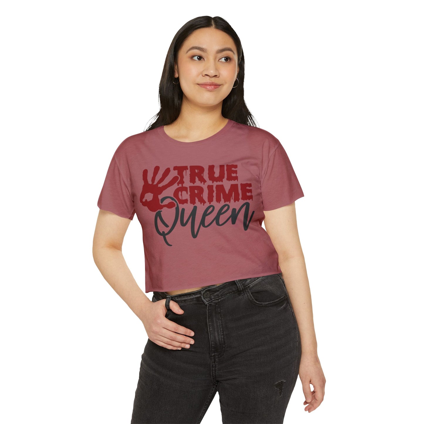 Cropped Festival T-Shirt: True Crime