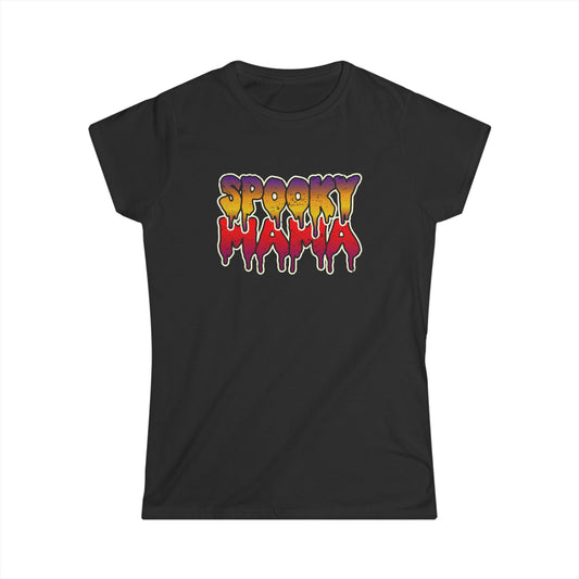 Spooky Vibes Tee, Halloween Shirt, Women's Graphic Tee, Fun Casual Wear, Unique Gift for Her