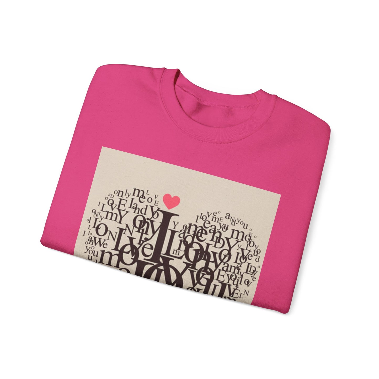 Heartfelt Love Sweatshirt - Unisex Heavy Blend™ Crewneck for Comfort and Connection