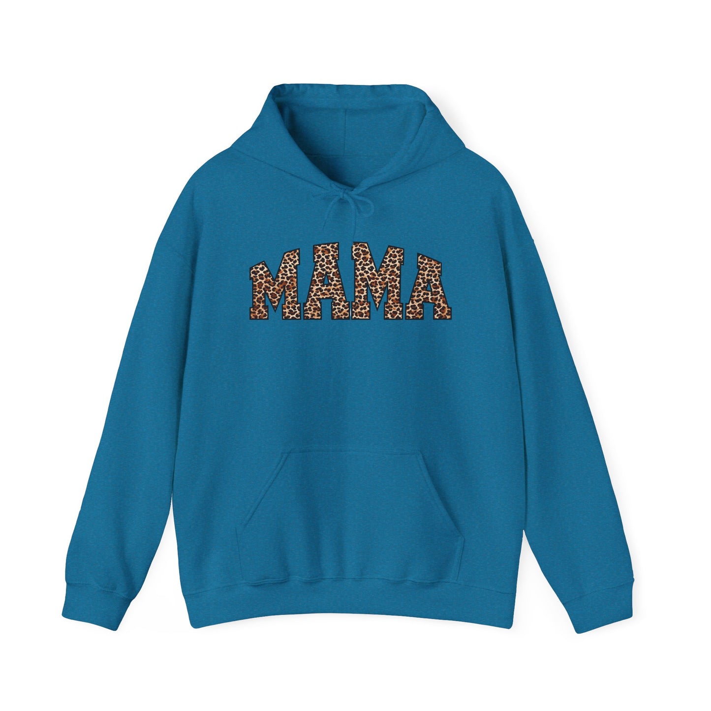 Mama Leopard Print Hoodie - Cozy Unisex Sweatshirt for Moms