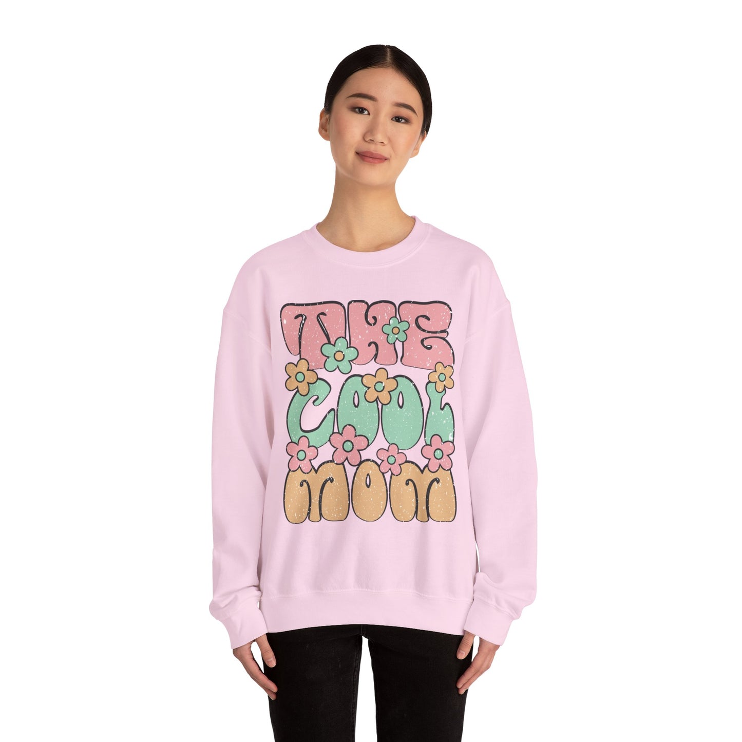 The Cool Mood Floral Graphic Unisex Crewneck Sweatshirt