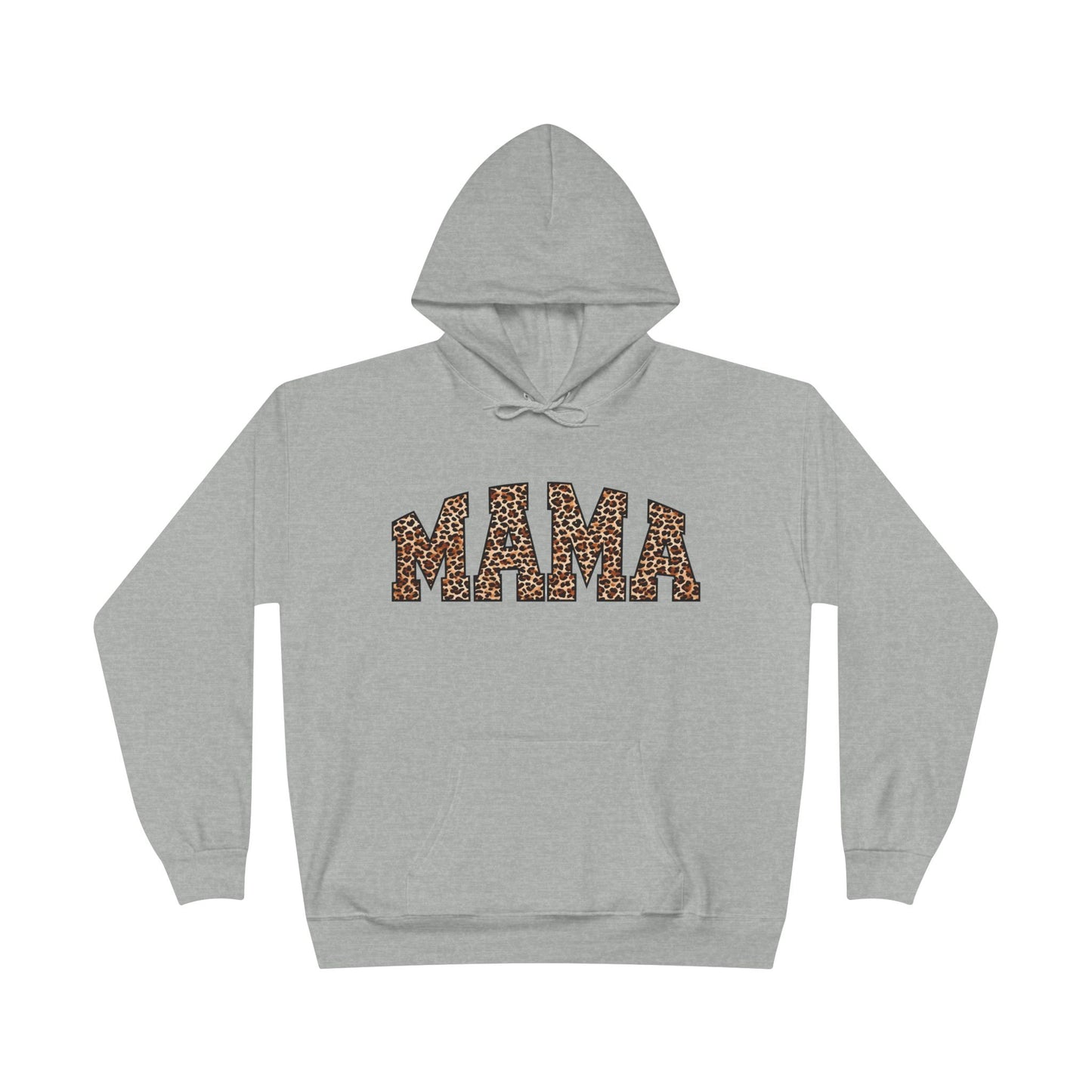 Leopard Print Mama Hoodie - Unisex EcoSmart® Pullover Sweatshirt