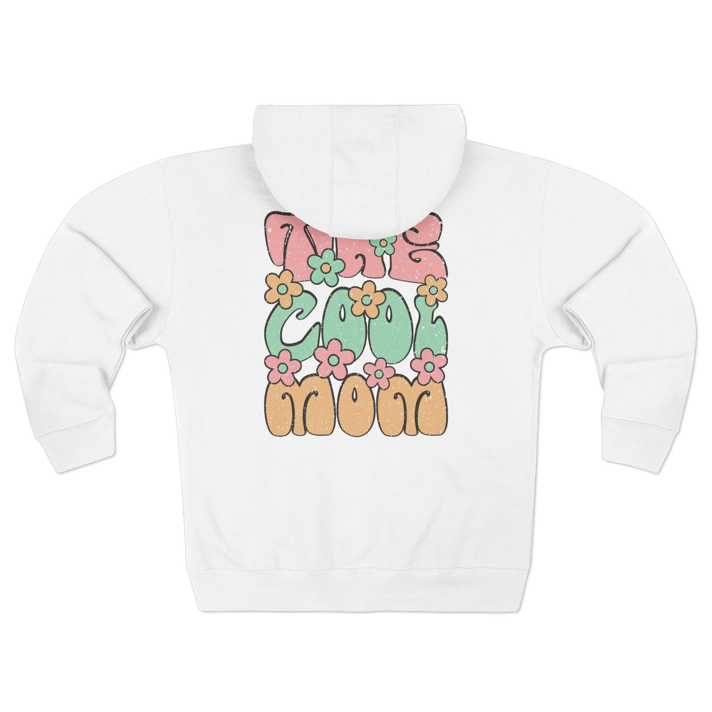 Mom Life Floral Unisex Zip Hoodie - Cozy Casual Wear for Moms
