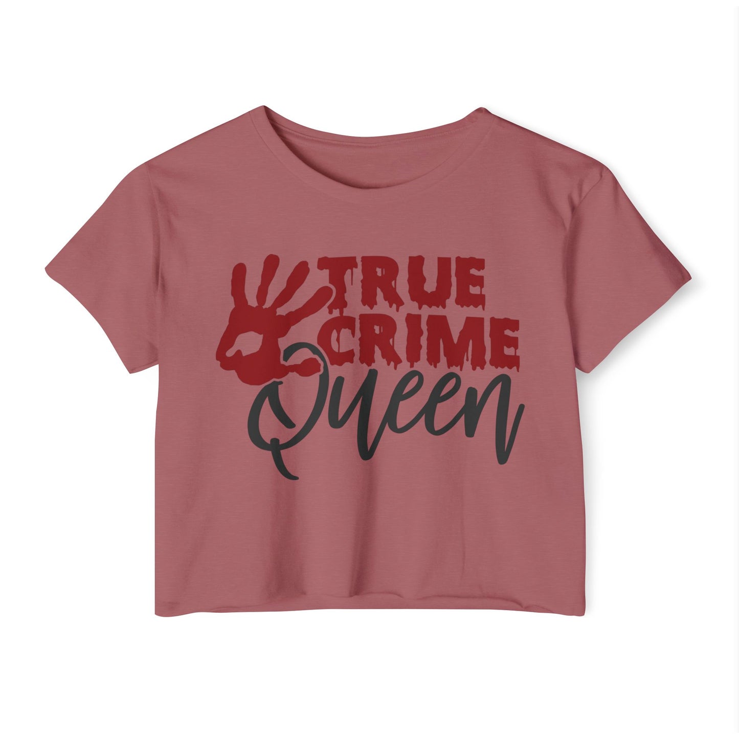 Cropped Festival T-Shirt: True Crime