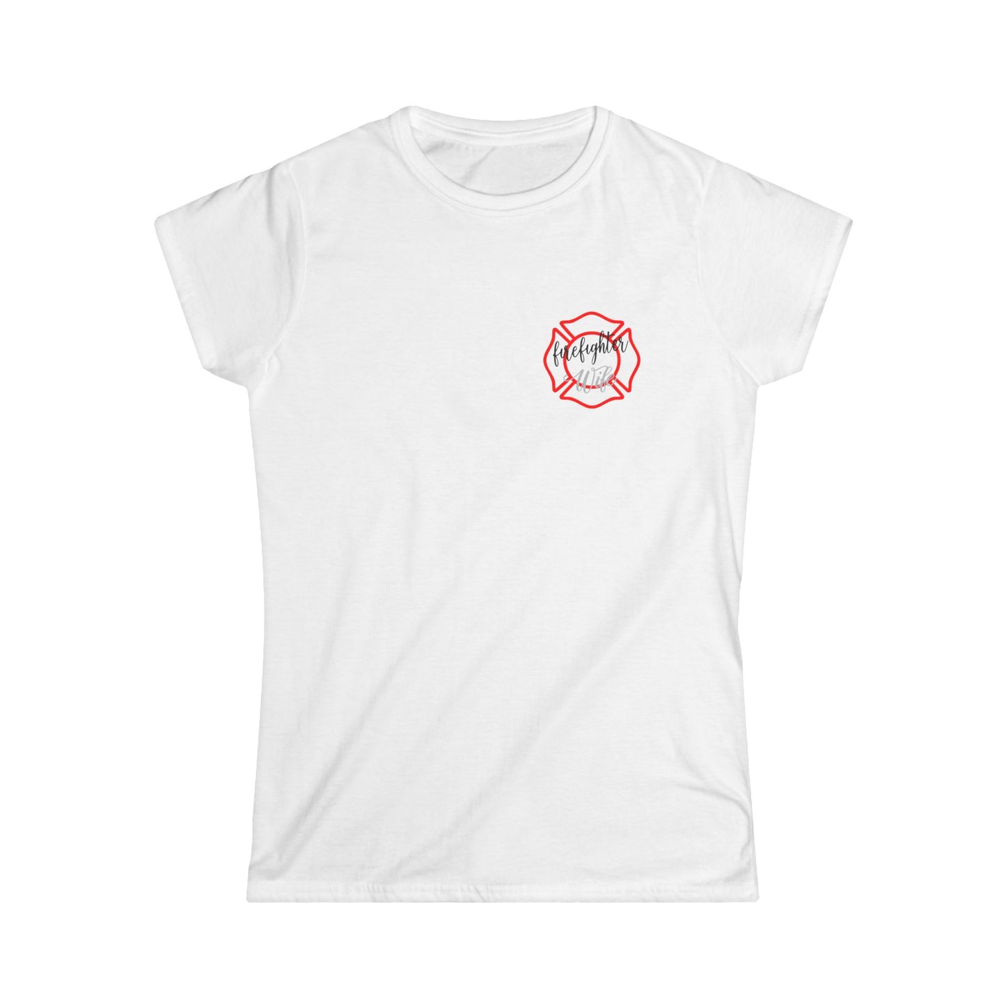 Firefighter Wife Women's Softstyle Tee - Support Your Hero