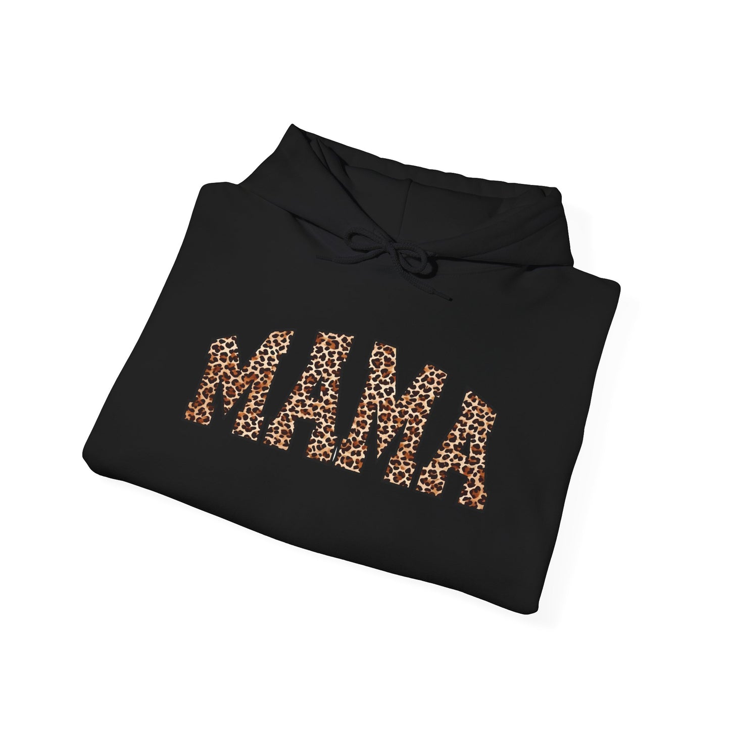 Mama Leopard Print Hoodie - Cozy Unisex Sweatshirt for Moms