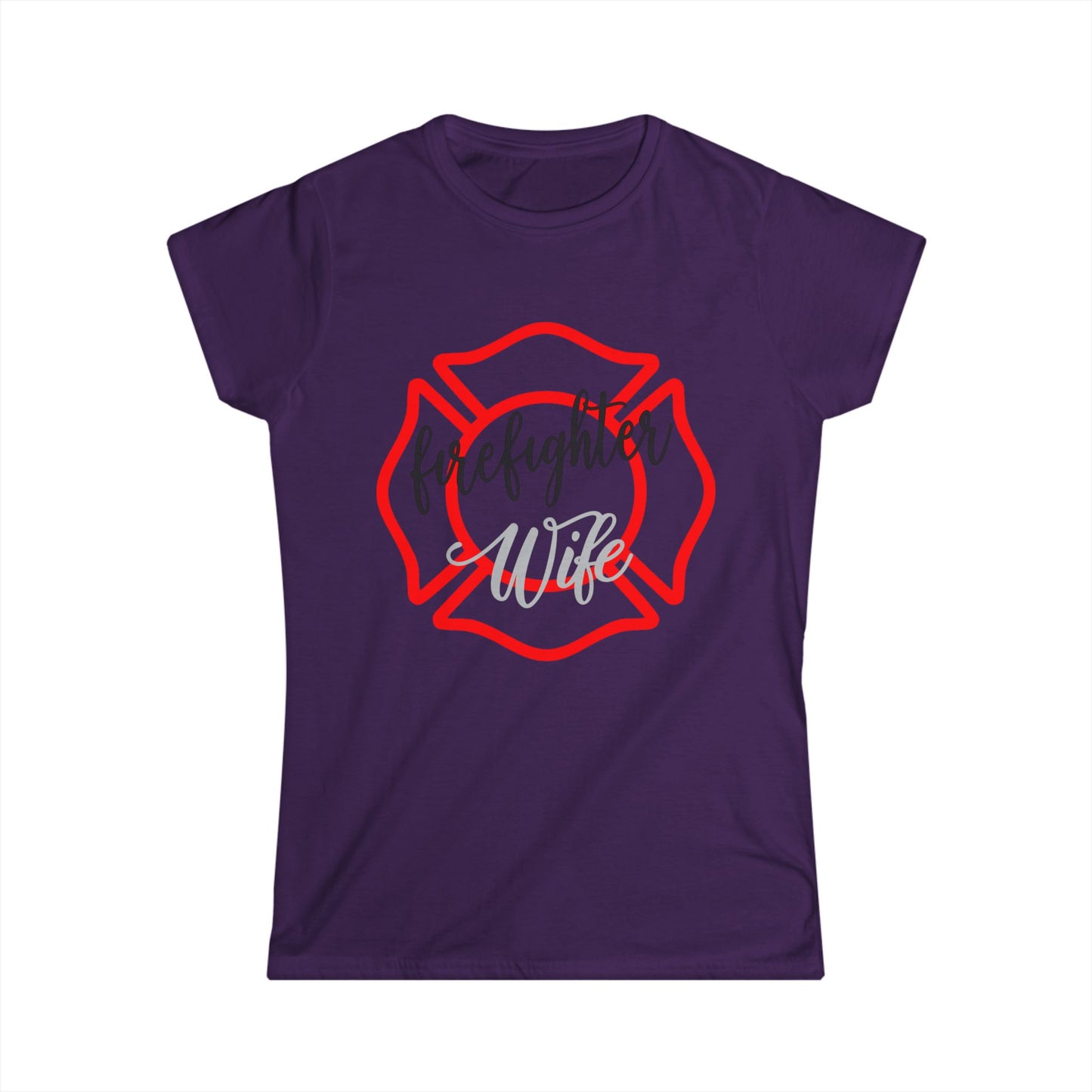 Firefighter Wife Softstyle Tee | Perfect Gift for Firefighter Wives