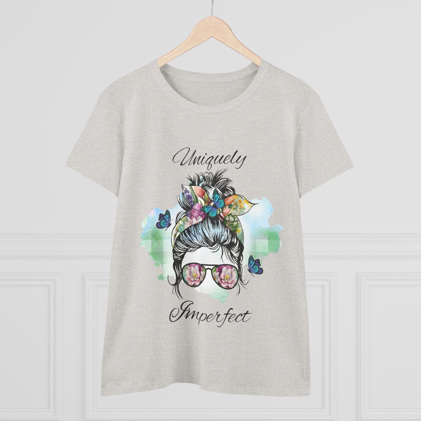 Women's Uniquely Imperfect Graphic Tee - Midweight Cotton Shirt