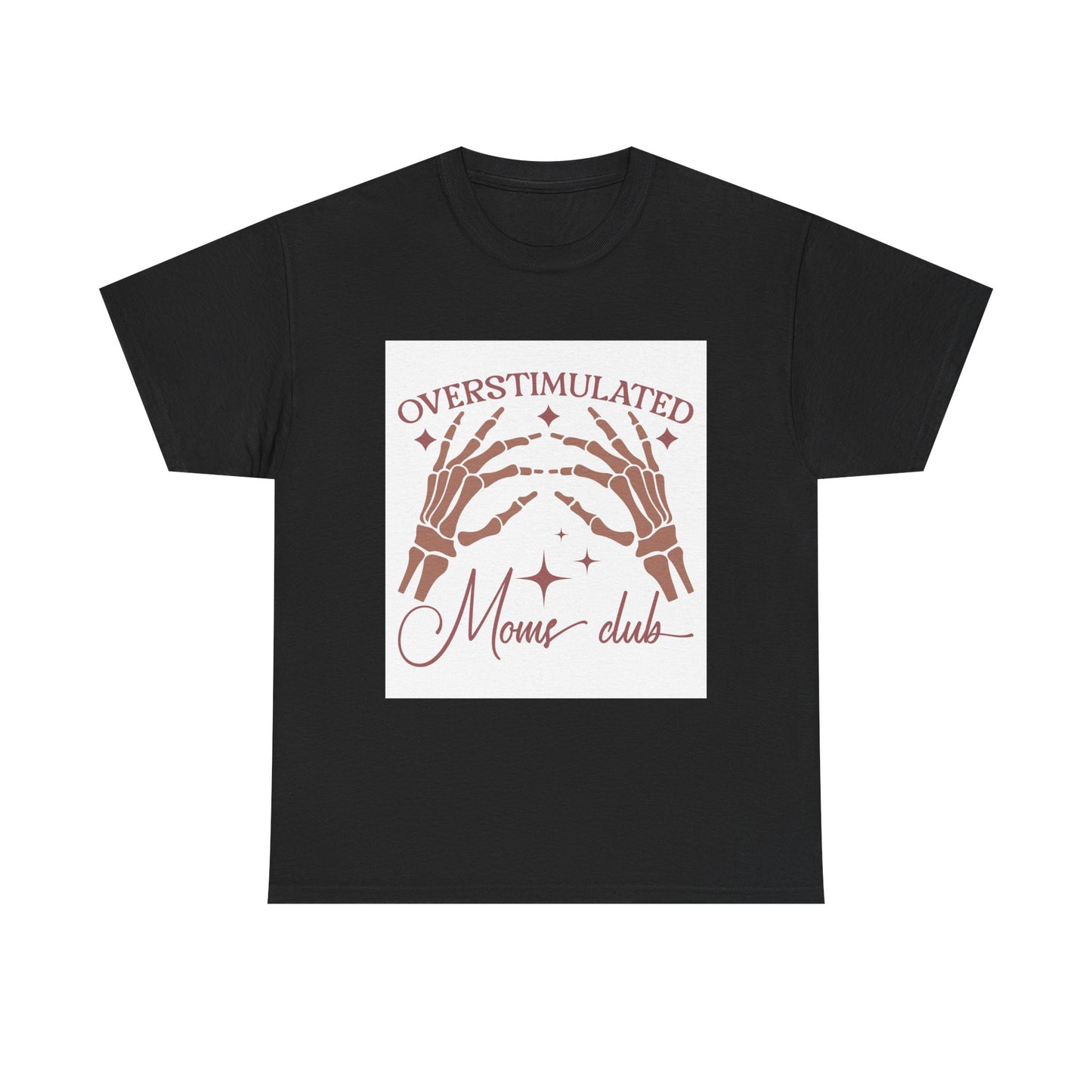 Overstimulated Moms Club Unisex Heavy Cotton Tee