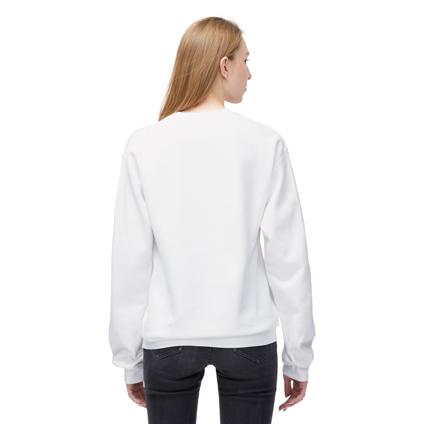 Boho-Inspired Fleece Crewneck Sweatshirt - "I Put the Boo in Boogie"