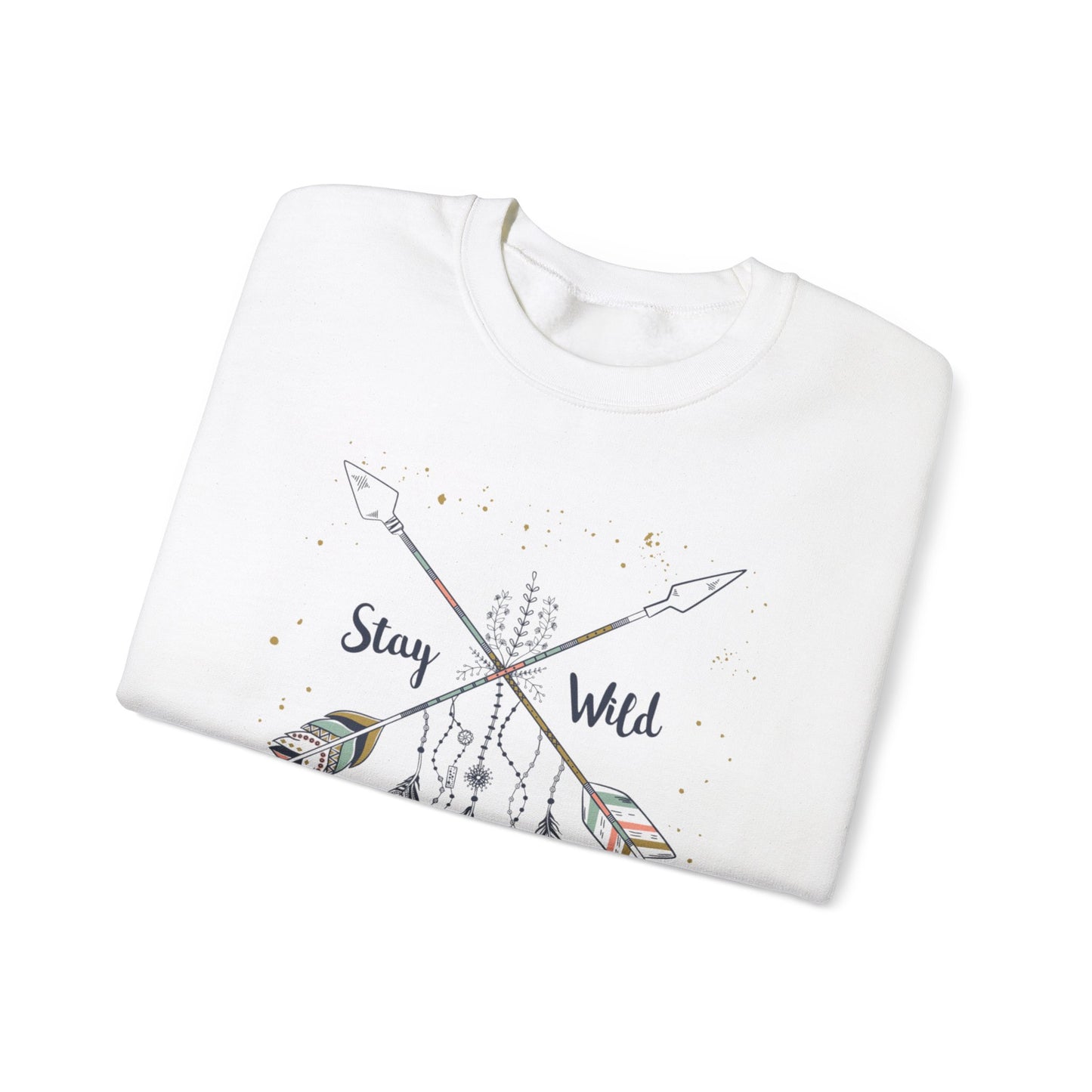 Unisex Crewneck Sweatshirt - Stay Wild Design