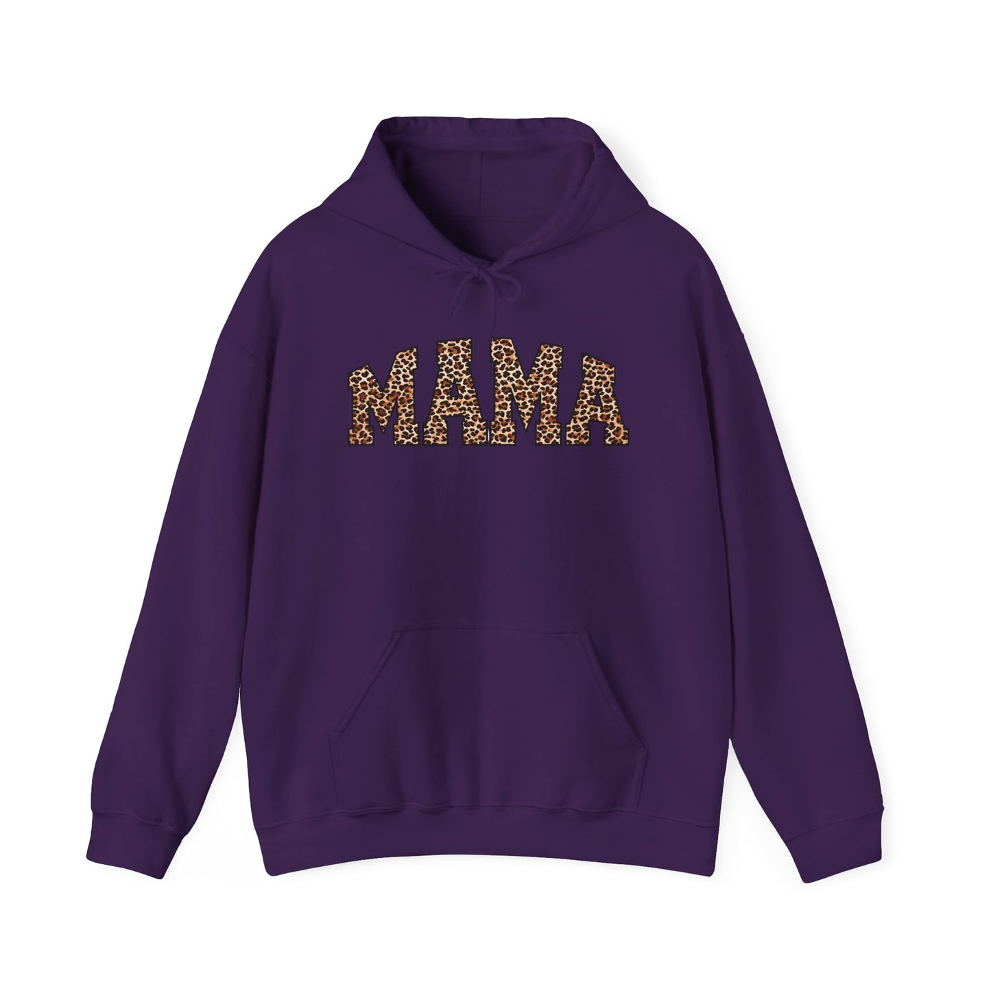 Mama Leopard Print Hoodie - Cozy Unisex Sweatshirt for Moms
