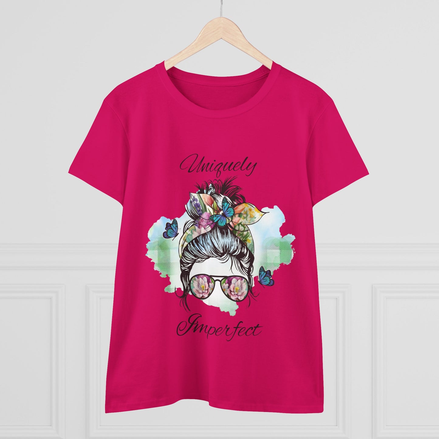 Women's Uniquely Imperfect Graphic Tee - Midweight Cotton Shirt