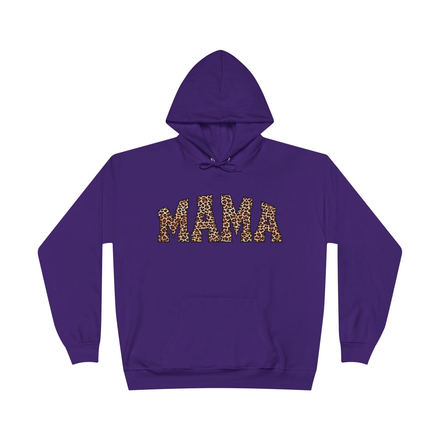 Leopard Print Mama Hoodie - Unisex EcoSmart® Pullover Sweatshirt