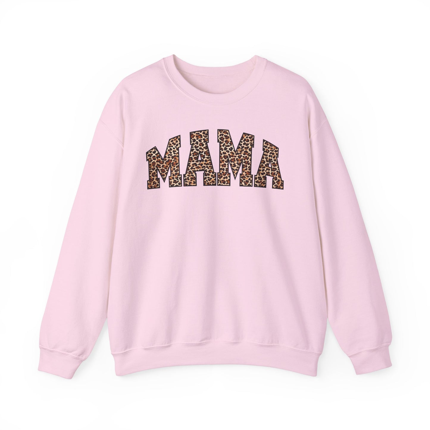 Mama Leopard Print Crewneck Sweatshirt - Unisex Heavy Blend™