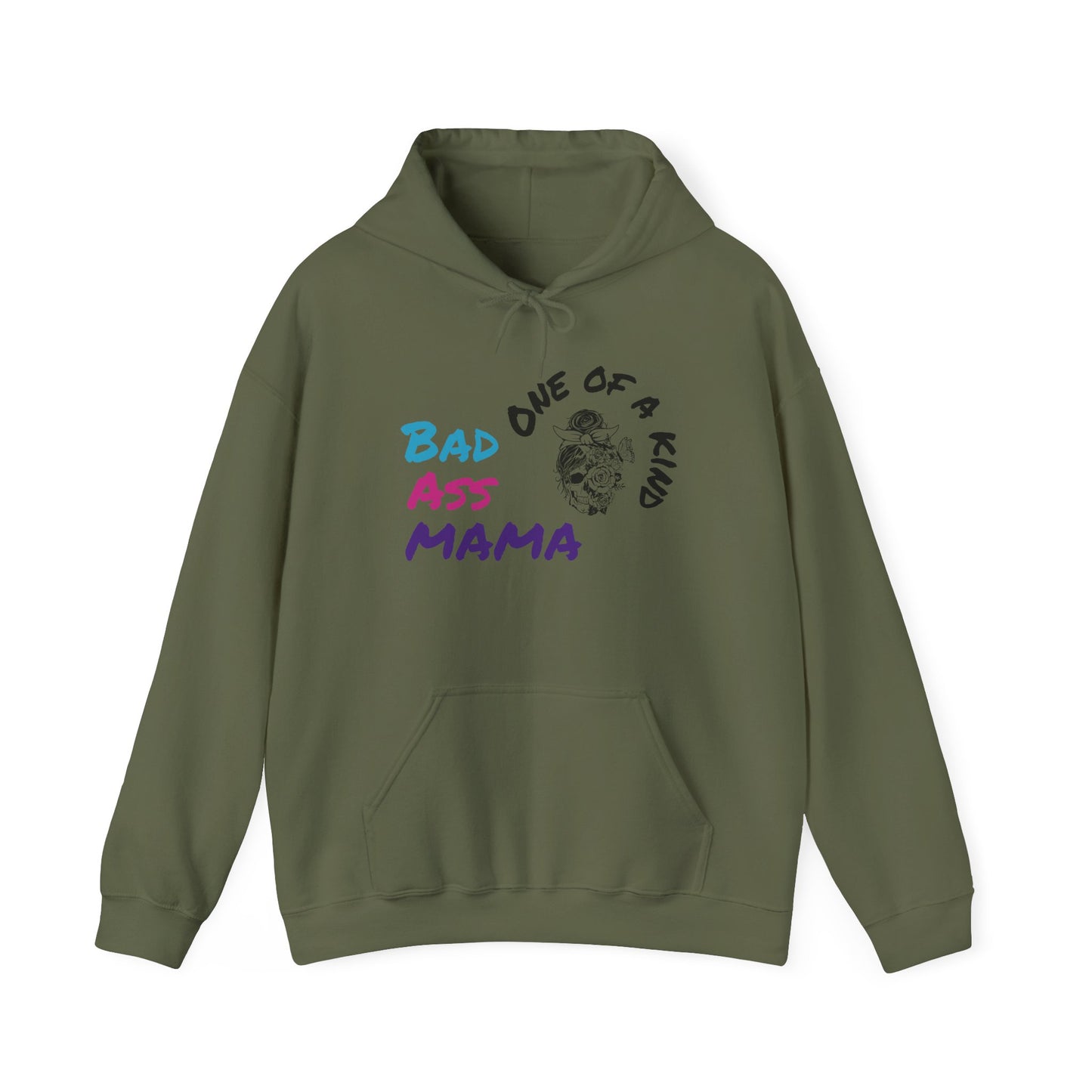 Bad Ass Mama Unisex Hoodie - One of a Kind Heavy Blend Sweatshirt