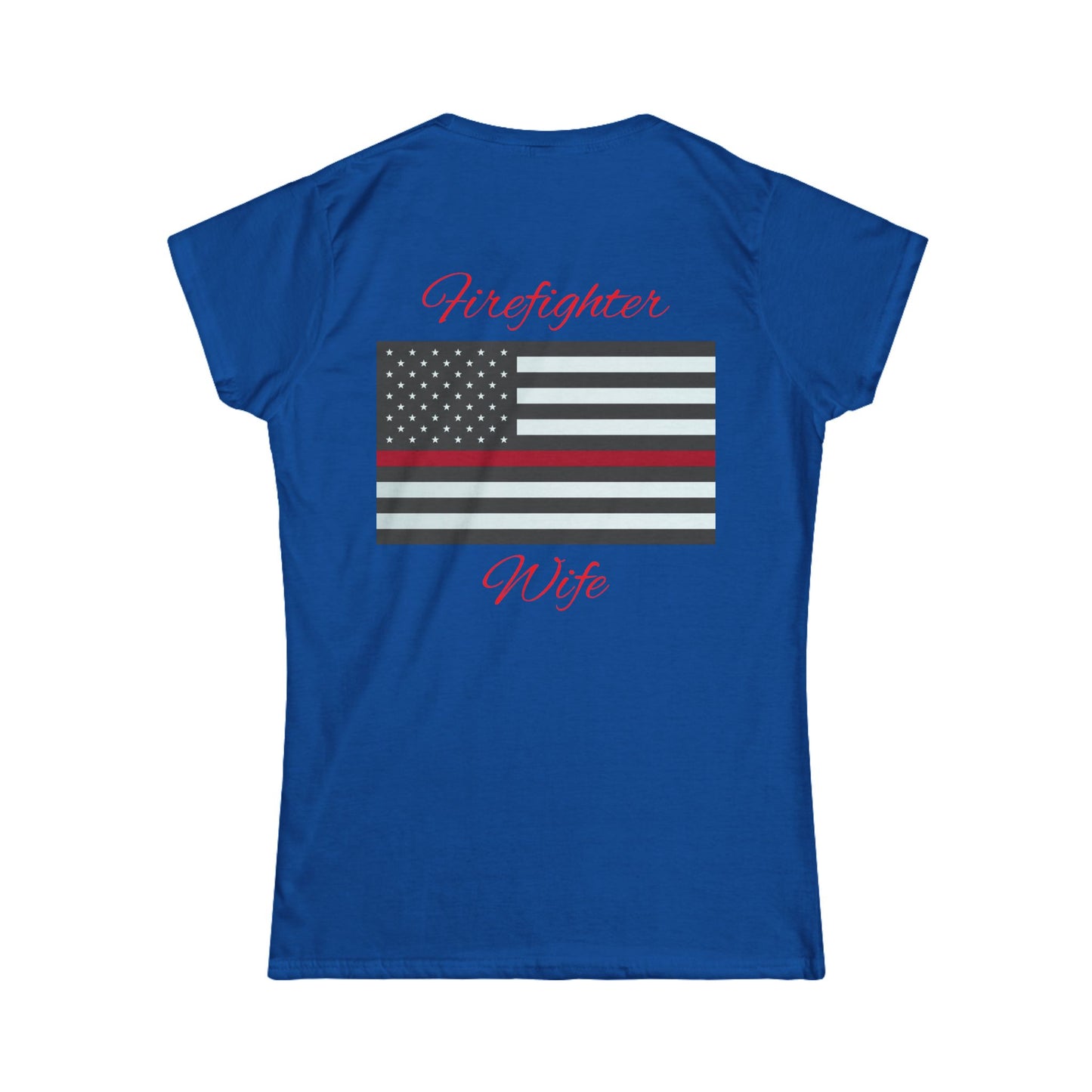 Firefighter Wife Women's Softstyle Tee - Support Your Hero