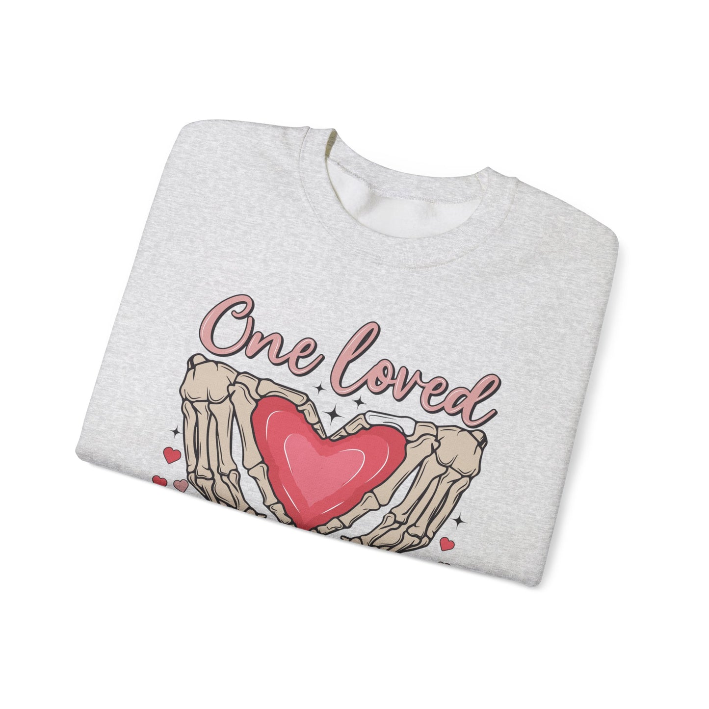 One Loved Mama Crewneck Sweatshirt, Perfect Gift for Moms, Cozy Layer for Birthdays, Mother's Day, Heartfelt Gift Idea