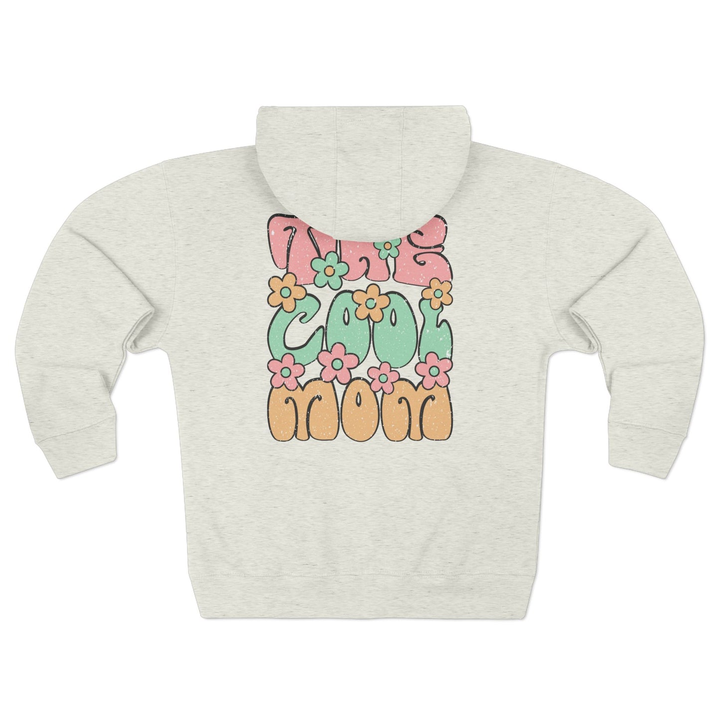 Mom Life Floral Unisex Zip Hoodie - Cozy Casual Wear for Moms