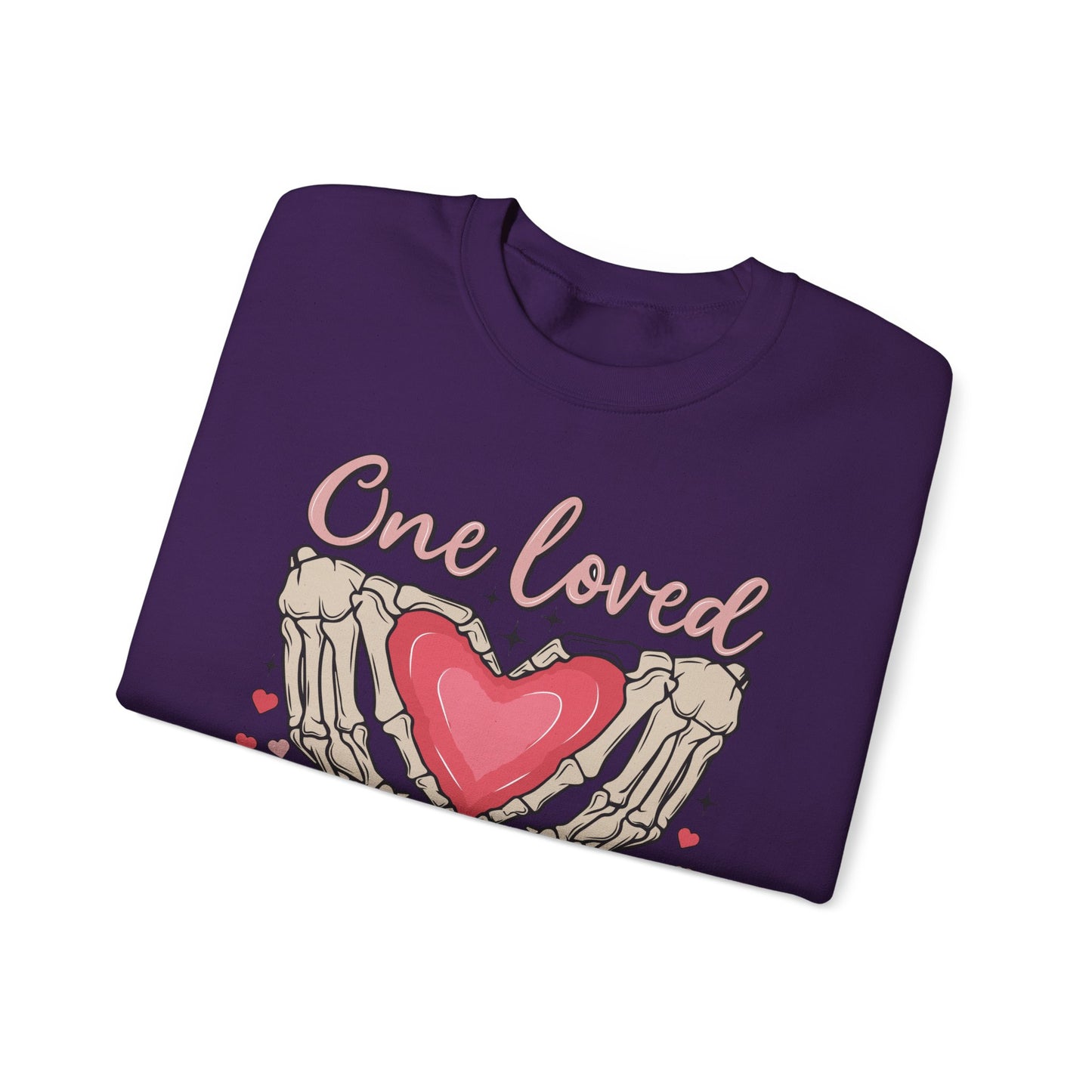 One Loved Mama Crewneck Sweatshirt, Perfect Gift for Moms, Cozy Layer for Birthdays, Mother's Day, Heartfelt Gift Idea