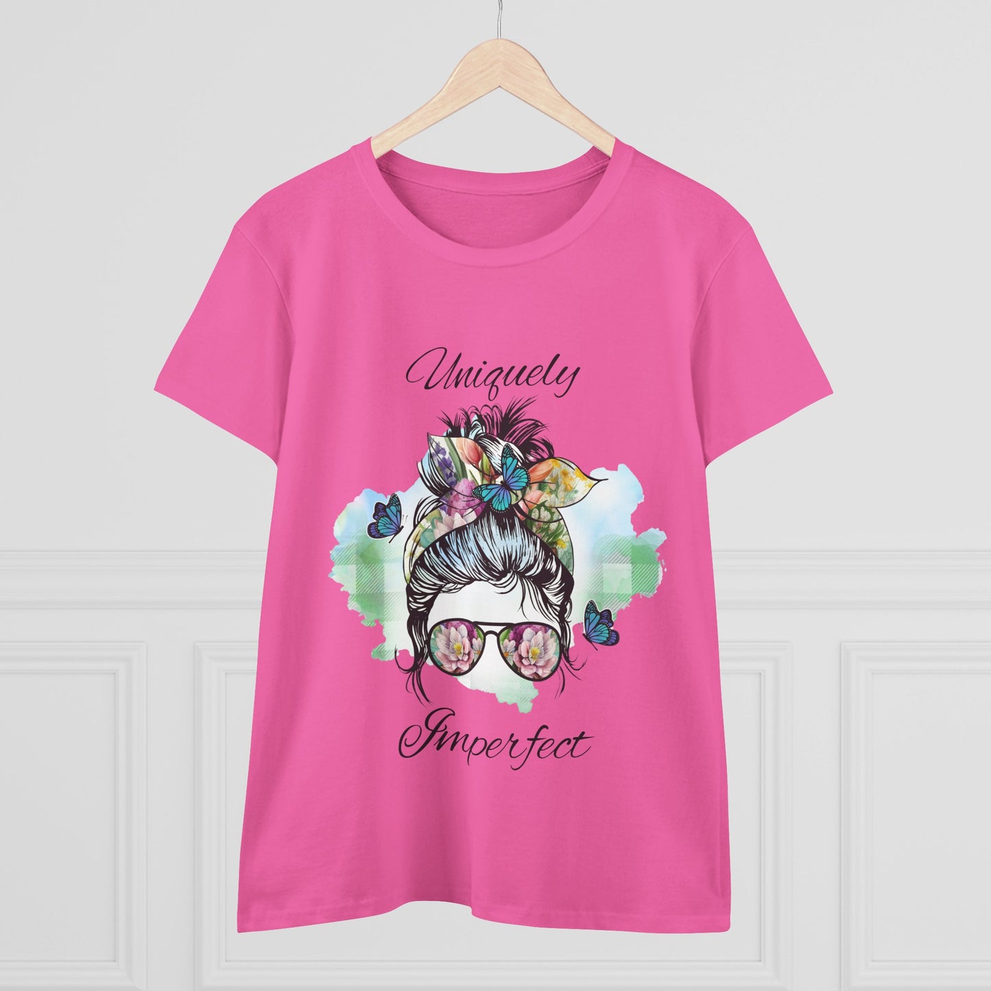 Women's Uniquely Imperfect Graphic Tee - Midweight Cotton Shirt